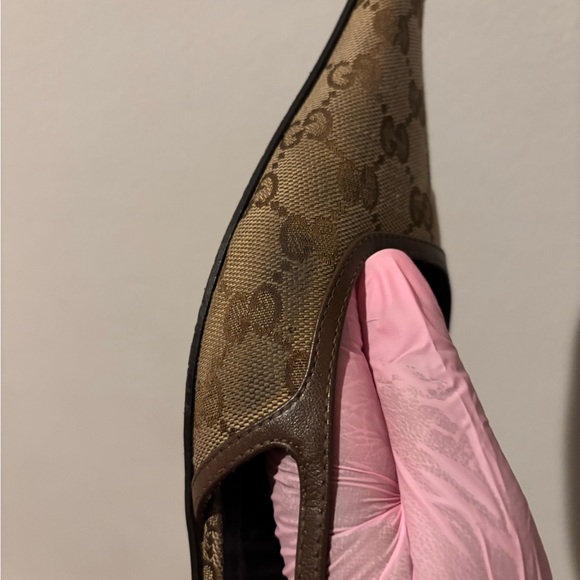 Gucci GG Monogram Slingback Flats - Picture 7 of 13